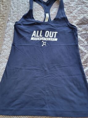 Lululemon Orangetheory "All Out" Navy Racerback Tank